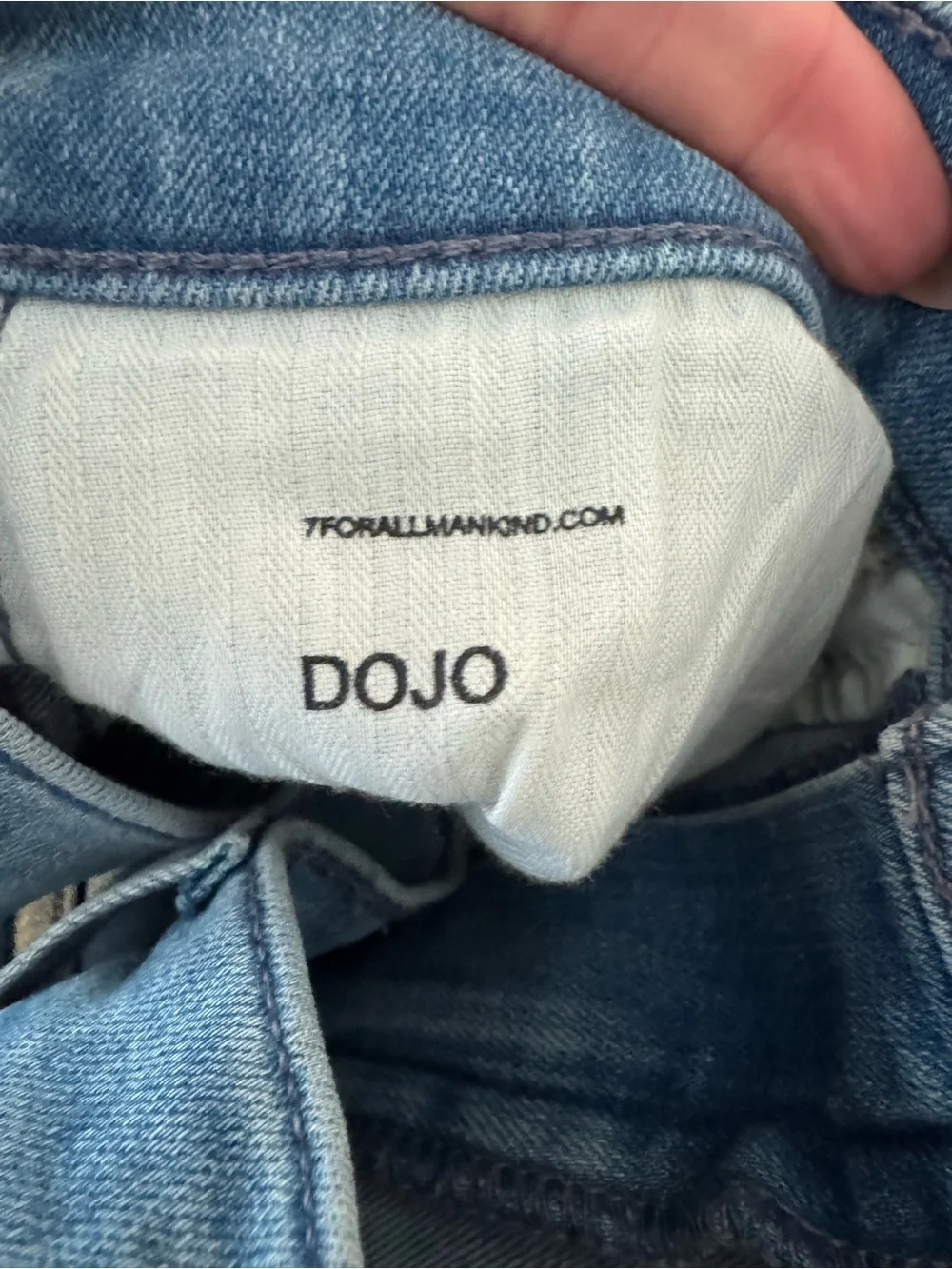 Seven for all Mankind Dojo Wide Leg High Rise Denim Jeans - Picture 12 of 13